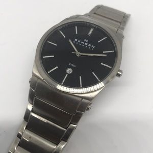 Men’s Skagen, lovingly used Men’s watch
